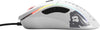 Model D Wired Gaming Mouse - 68G Superlight Honeycomb Design, RGB, Ergonomic, Pixart 3360 Sensor, Omron Switches, PTFE Feet, 6 Buttons - Glossy White