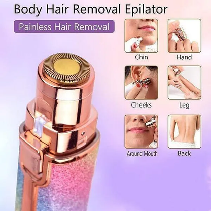 Rechargeable 2-in-1 Eyebrow & Hair Trimmer for Women