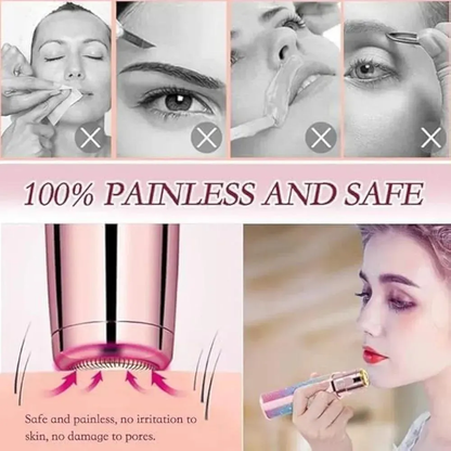 Rechargeable 2-in-1 Eyebrow & Hair Trimmer for Women