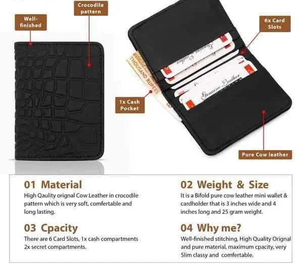 Men's Leather Wallet Handy Style