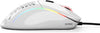 Model D Wired Gaming Mouse - 68G Superlight Honeycomb Design, RGB, Ergonomic, Pixart 3360 Sensor, Omron Switches, PTFE Feet, 6 Buttons - Glossy White